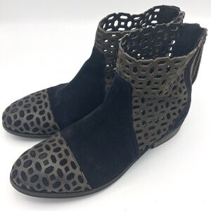 Rebels Vale Leather Geo Cutout‎ Bootie 7